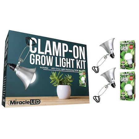 Ultra Grow LED Clamp-On Grow Light, PK2