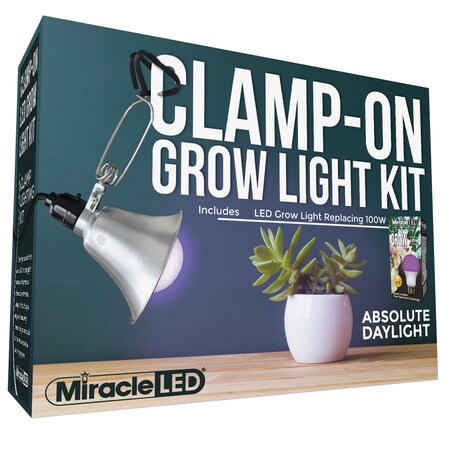 Daylight LED Clamp-On Grow Light Kit w/R