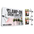 Wide Angle LED Clamp-On Grow Light, PK2