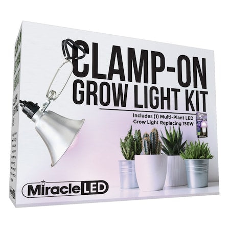 Wide Angle LED Clamp-On Grow Light Kit w