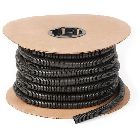 Split Flex Tubing Spool,Black,5/8"",100ft