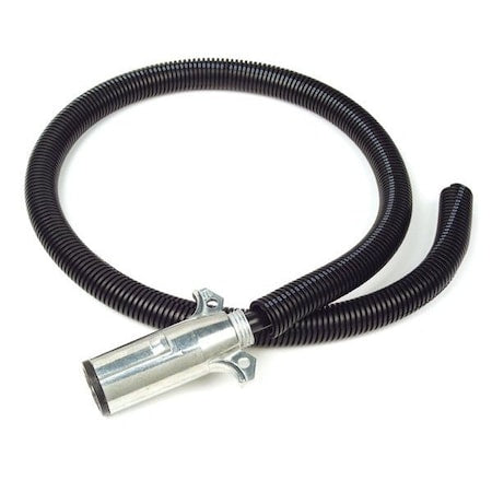 Nylon Split Flex Tubing,Black,1/4,500ft.