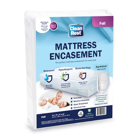 Mattress/Box Spring Protector,54""W,White