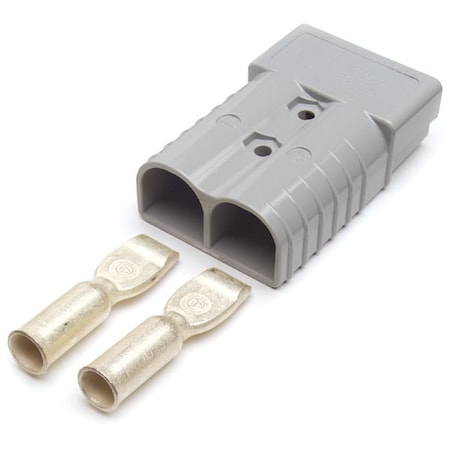 Replacement End,4 Ga,175 Amp,Grey