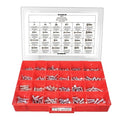 Metric Hex Flange Bolt Assort 24 Hole Red Tray W/Clr Lid