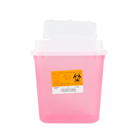 Sharps Container, 2 gal., Red, PK10