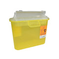 Sharps Container, 5.4 qt., Yellow, PK12