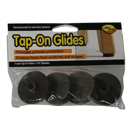 Tap On Chair Leg Glides,Felt Silde,PK24