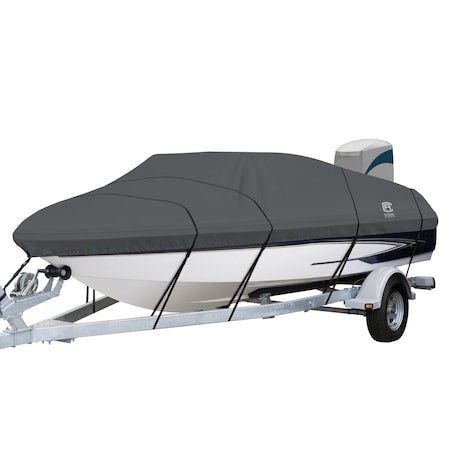 Boat Cover,Model D,Charcoal StormPro