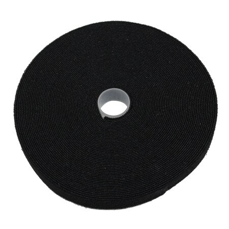 Reclosable Fastener, 50 ft, 3/4"" W, Black