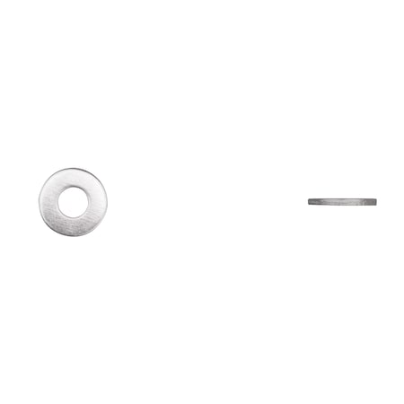Flat Washer, For Screw Size #12 Bright Zinc Plated Finish