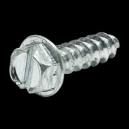 Self-Drilling Screw, #8-18 x 5/8 in, Zinc Plated Steel External Hex Drive