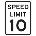 Traffic Sign, 18 in H, 12 in W, Aluminum, Rectangle, English, 115222