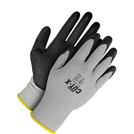 Cut Resistant Coated Gloves, Cut Level A4 , Nitrile , Smooth , L 1 PR