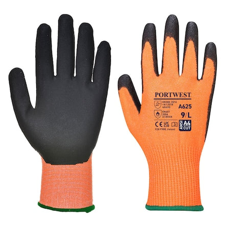 Cut Resistant Gloves, Cut Level A4 , Polyurethane , Large