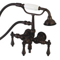 Wall-Mount Clawfoot Tub Faucet, Oil Rubbed Bronze, Tub Wall Mount