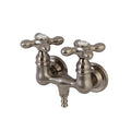 Wall-Mount Clawfoot Tub Faucet, Brushed Nickel, Tub Wall Mount