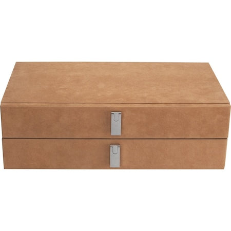 Suede-Lined Jewelry Storage Drawer Set