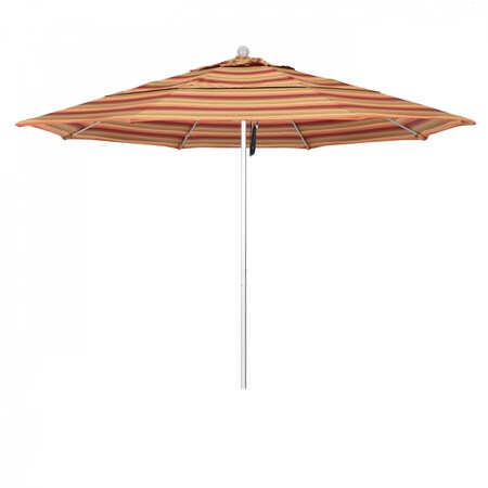 Patio Umbrella, Octagon, 107" H, Sunbrella Fabric, Astoria Sunset