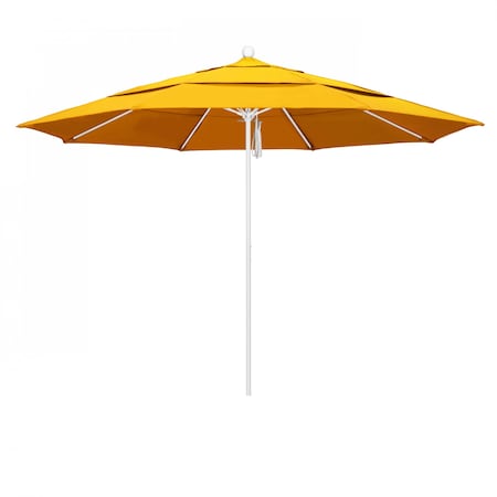 Patio Umbrella, Octagon, 107" H, Sunbrella Fabric, Sunflower Yellow