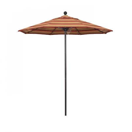 Patio Umbrella, Octagon, 96"" H, Sunbrella Fabric, Astoria Sunset
