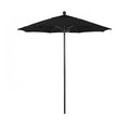 Patio Umbrella, Octagon, 96" H, Olefin Fabric, Black