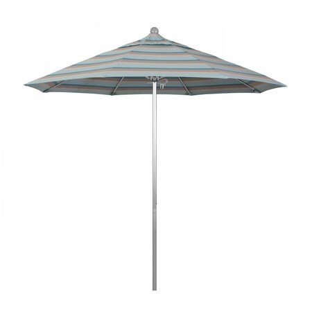 Patio Umbrella, Octagon, 103" H, Sunbrella Fabric, Gateway Mist
