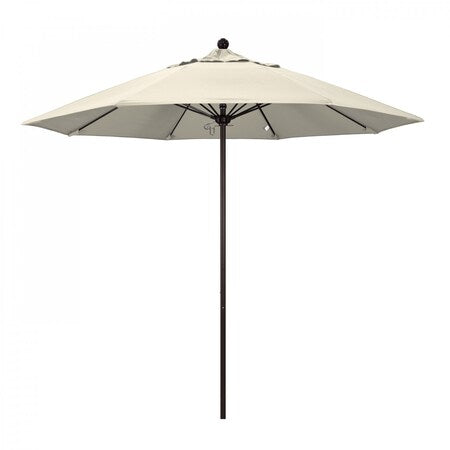 Patio Umbrella, Octagon, 103" H, Olefin Fabric, Antique Beige