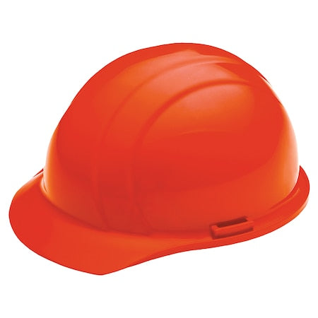 Hard Hat, Americana, Polyethylene, 4 Point Ratchet, Type 1, Class E, Hi-Vis Orange