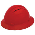 Hard Hat, Americana, Polyethylene, 4 Point Pinlock, Type 1, Class C, Red