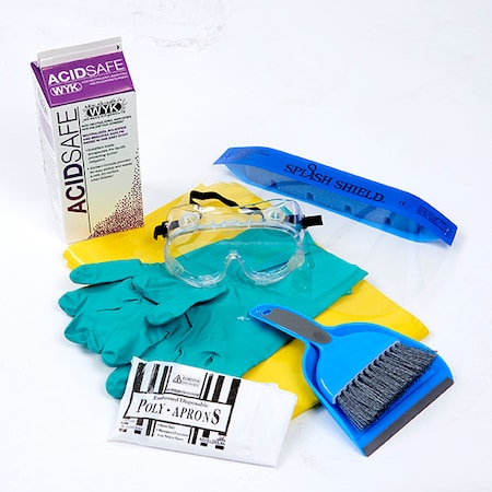 Battery Acid Spill Kit, Mini, PK4