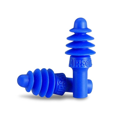 Reusable TPE Uncorded Earplug, Flange Shape, 27, 500 PK