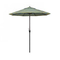 Patio Umbrella, Octagon, 97.88"" H, Sunbrella Fabric, Astoria Lagoon