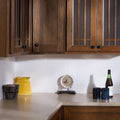 Fasade 18in x 24in Hammered Gloss White Backsplash Panel 5pk