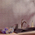 Fasade 18in x 24in Hammered Argent Silver Backsplash Panel 5pk
