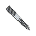 3/8-16X6 HANGER BOLT PLAIN CENTER ZINC, PK125