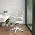 Light Gray Mesh Mid-Back Chair