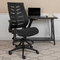 Drafting Chair Black Mesh Drafting Chair, Mesh, Black