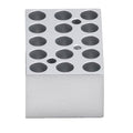 Block, 15X1.5 mL centrifuge Tubes for