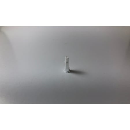 Syringe Caps, Ls and Ll, White, PK100