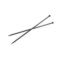 Cable Tie, 10-1/2 in L, 3-3/8 in Max Bundle Dia., Black, Nylon 6/6, 40 lb Strength