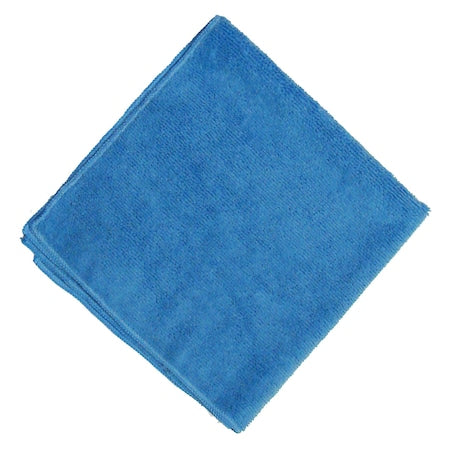 Blue Microfiber Cloth 300 GMS, 16", PK36