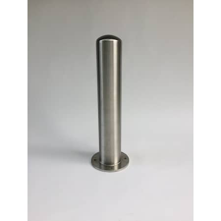 Bolt Down Bollard, 6.6""X36"", Stainless S