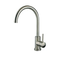 Gooseneck 1-Handle Bar Faucet in Brushed