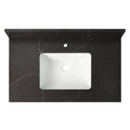 Vanity Top w/Ceramic Basin,37 x 22 in