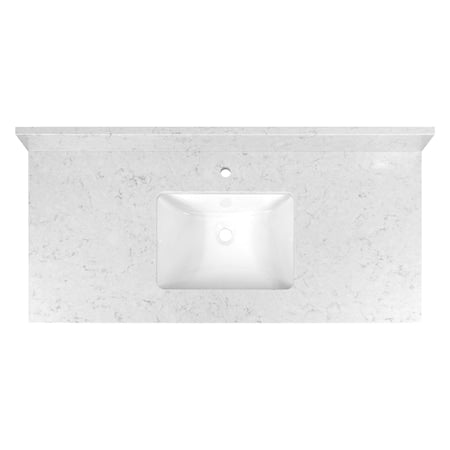 Vanity Top w/Ceramic Basin,49 x 22 in