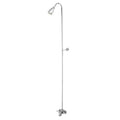 Tub and Shower Faucet, Polished Chrome, Tub Wall Mount