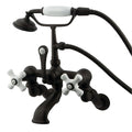 Wall-Mount Clawfoot Tub Faucet, Oil Rubbed Bronze, Tub Wall Mount