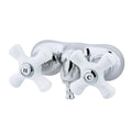 Wall-Mount Clawfoot Tub Faucet, Polished Chrome, Tub Wall Mount