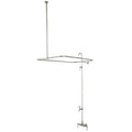 Wall-Mount Clawfoot Tub Faucet, Brushed Nickel, Tub Wall Mount